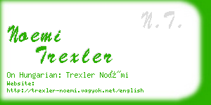 noemi trexler business card